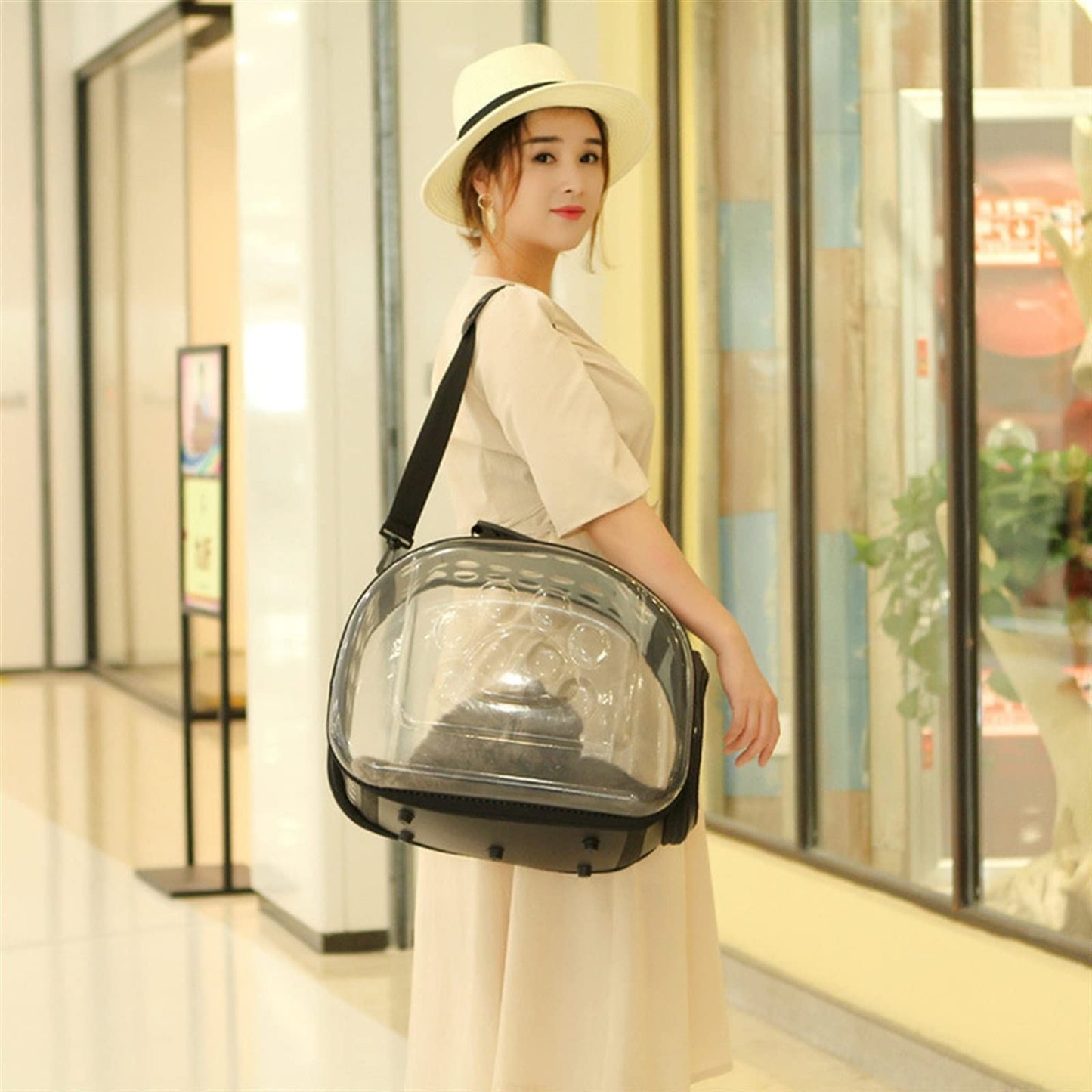 Portable Pet Carrier Bag - Large 42x28x32cm