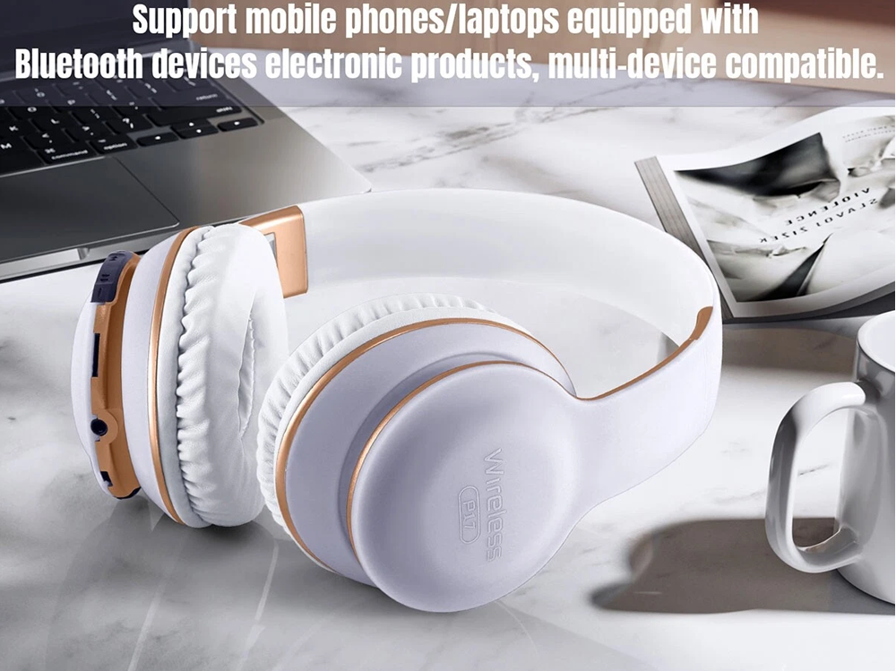 Bluetooth Headphones - Over-Ear Wireless Bluetooth Headphones