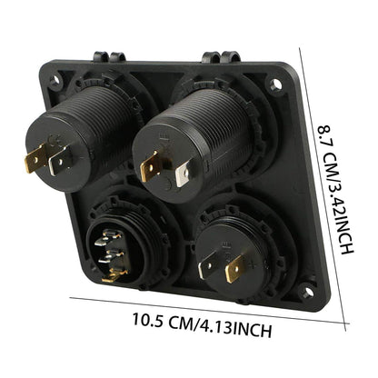 Marine Boat Rocker Switch Panel 12V