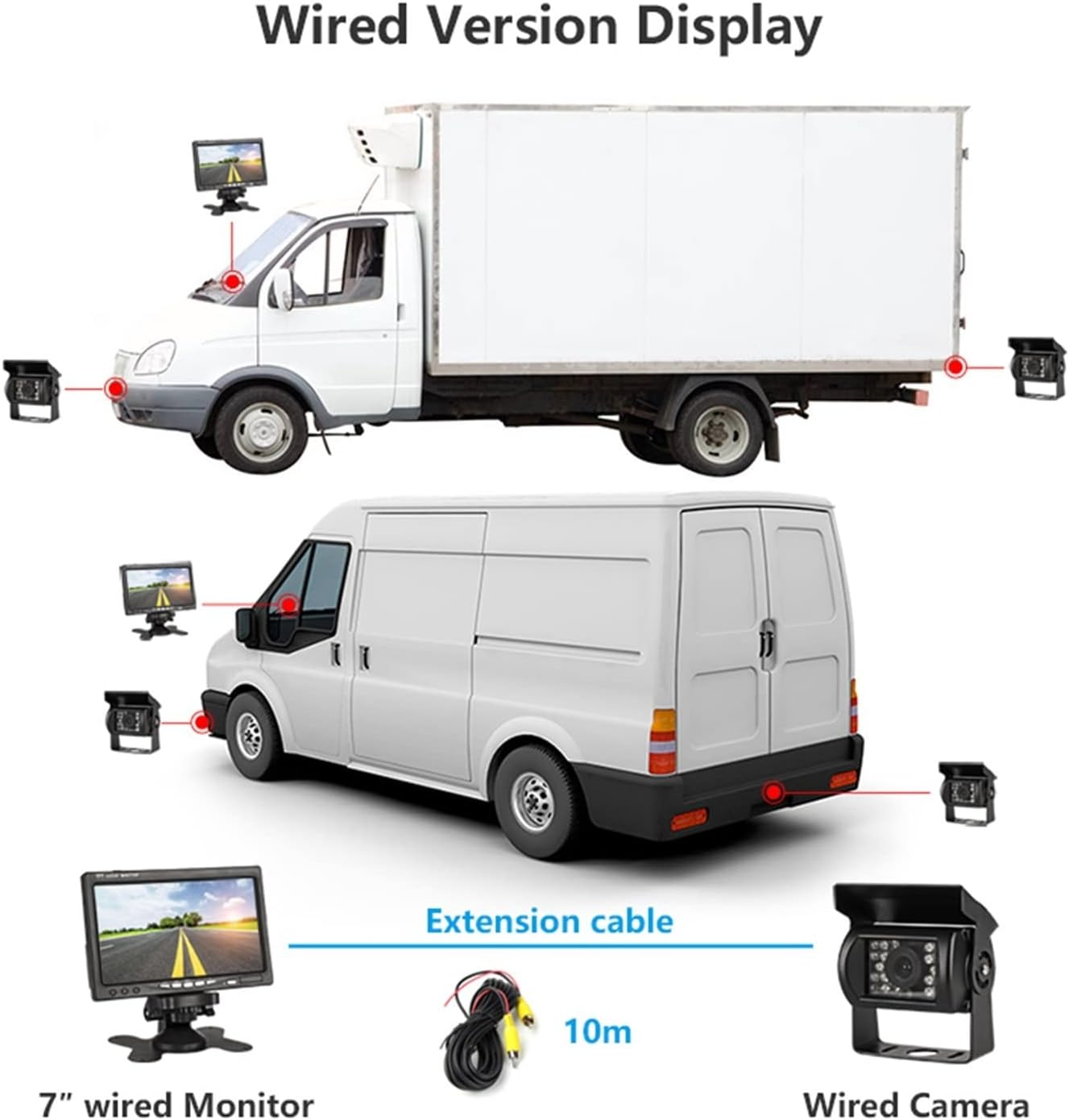 Reversing Camera Kit with 2 Cameras