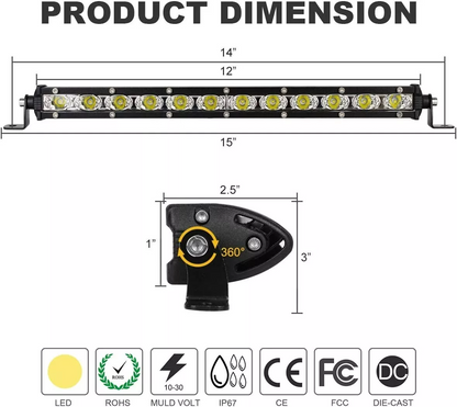 36W Slim LED Work Light