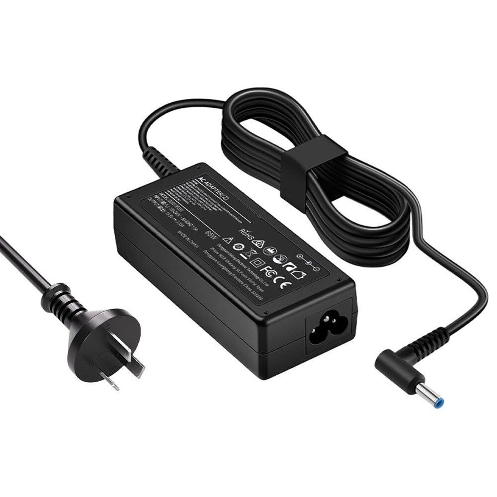 HP Laptop Charger 65W 45W Smart Blue Tip Power Adapter