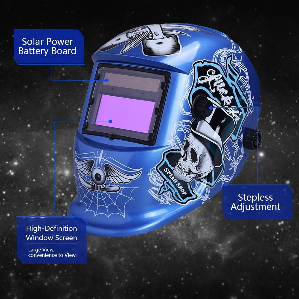 Welding Helmet Solar Auto Darkening Solar & Battery