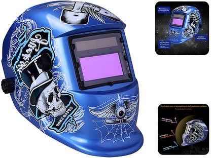 Welding Helmet Solar Auto Darkening Solar & Battery