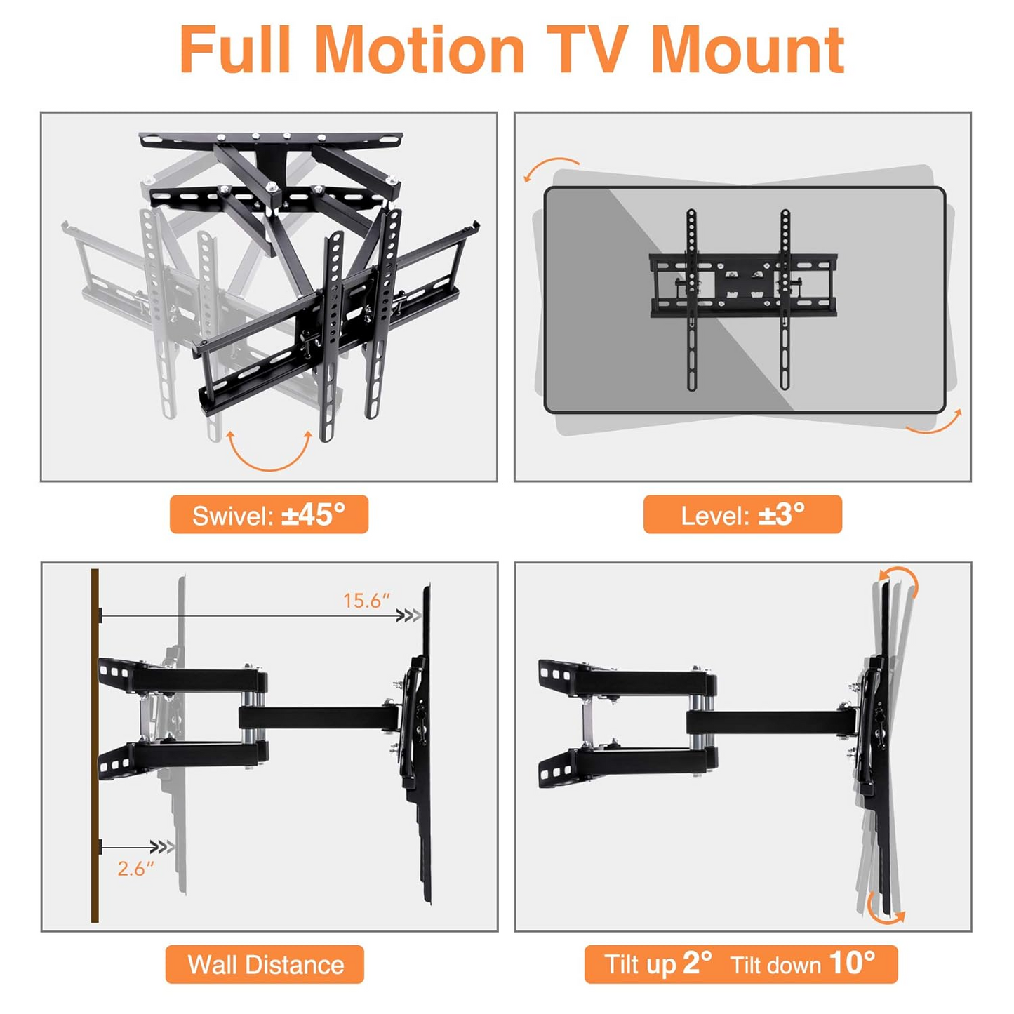Tv Wall Mount Bracket 26-55inch