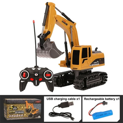 Digger Excavator Kids Riding Toys Ride-On Car Toy Truck Toddler