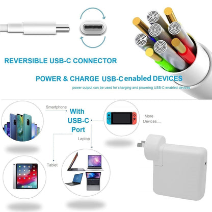 MacBook Charger 30W USB-C Replacement Charger for Macbook