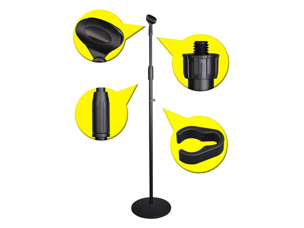 Height Adjustable Tripod Microphone Stand