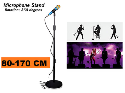 Height Adjustable Tripod Microphone Stand