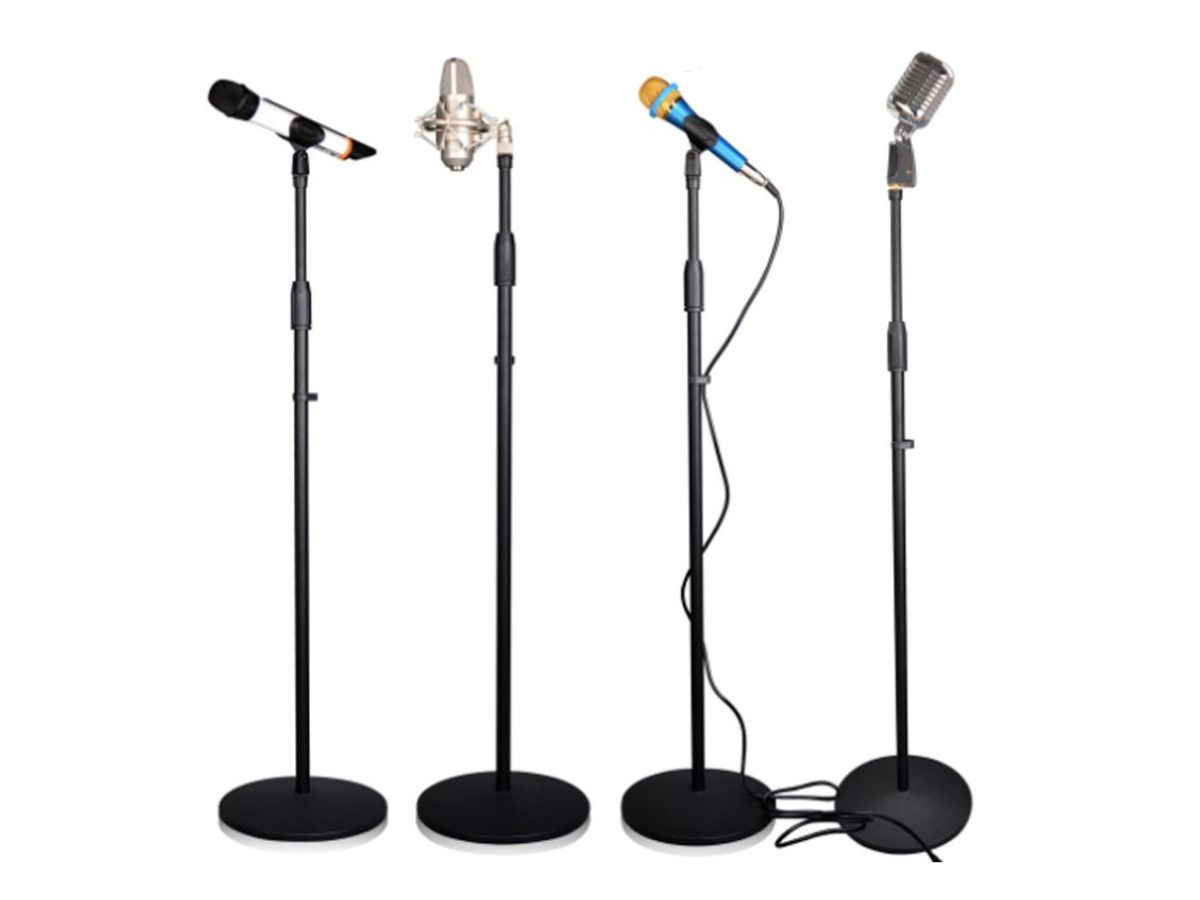 Height Adjustable Tripod Microphone Stand