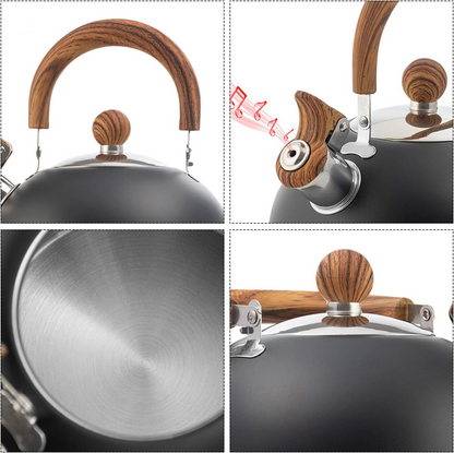 3L Smart Kettle Whistling Kettle(Stainless Steel)