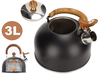 3L Smart Kettle Whistling Kettle(Stainless Steel)