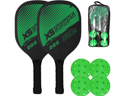 Pickleball Paddles and Ball Set