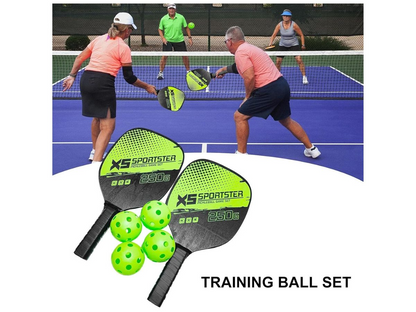 Pickleball Paddles and Ball Set