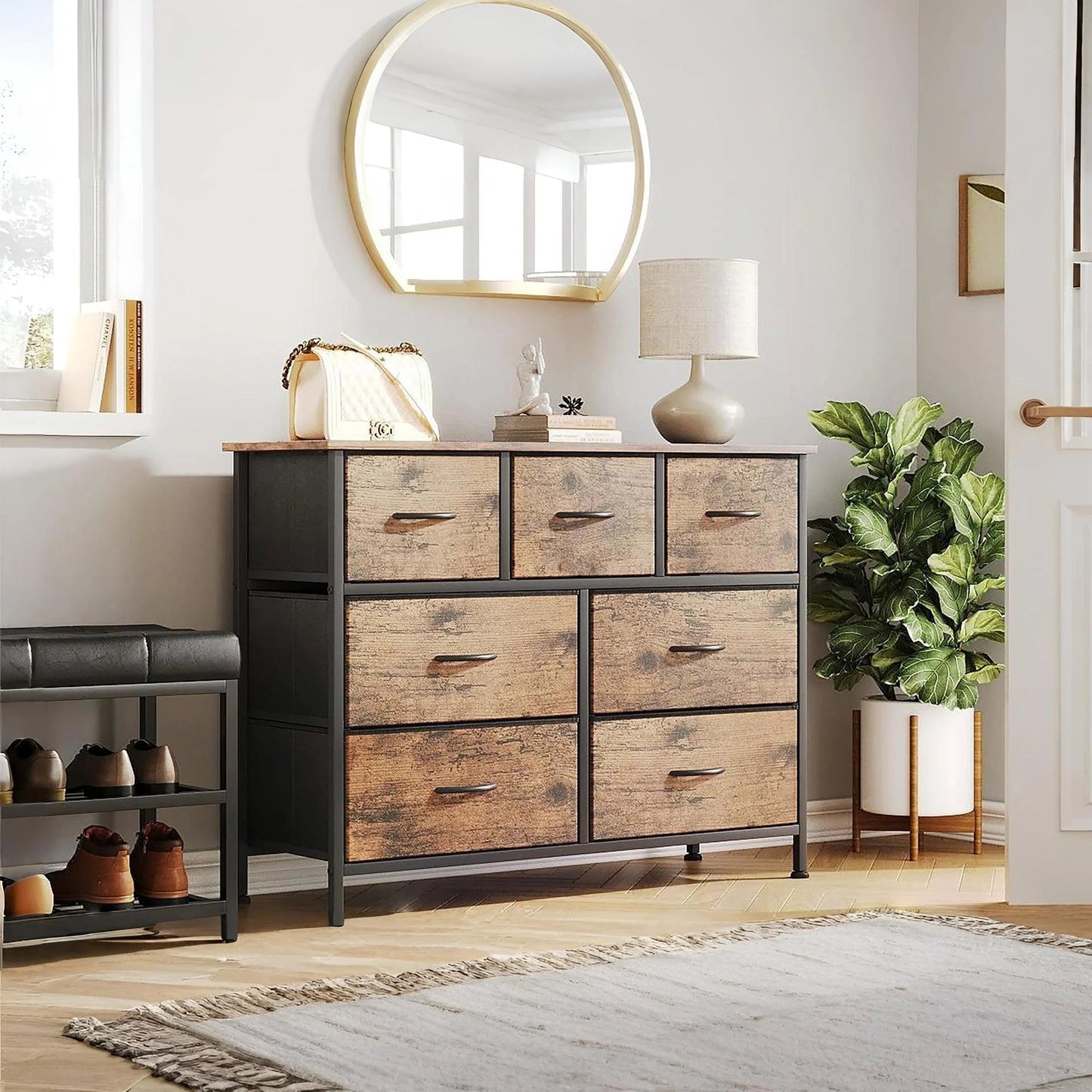 Chest of Drawers Tall boy 7 Drawers tallboy