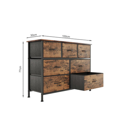 Chest of Drawers Tall boy 7 Drawers tallboy