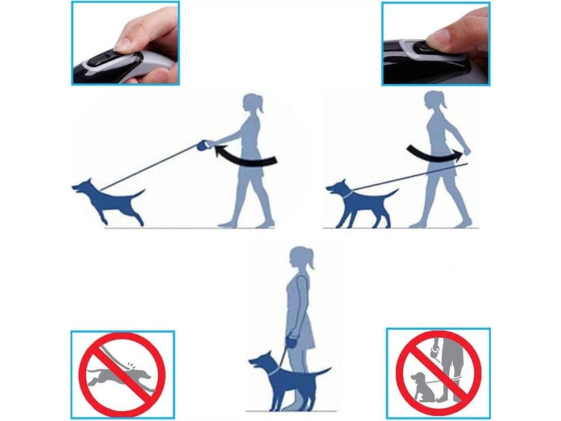 Retractable Dog Leash Tape 8M