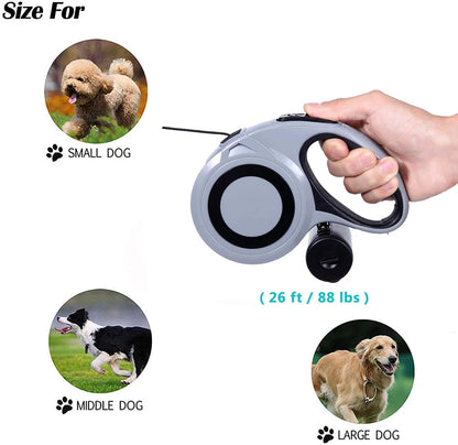 Retractable Dog Leash Tape 8M