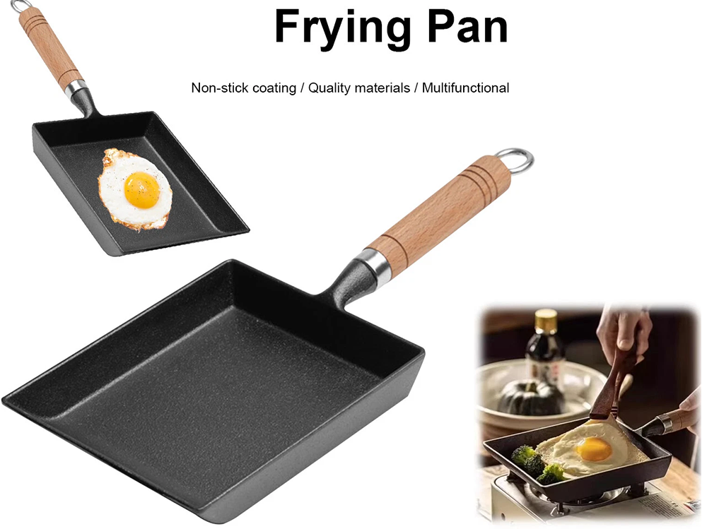 Cast Iron Frying Pan Square