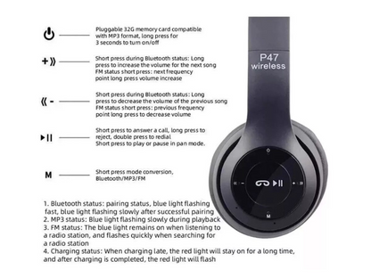 Wireless Bluetooth Headphone