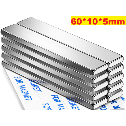 10Pcs Strong Neodymium Bar Magnets