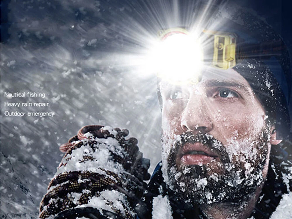 Rechargeable Head Torch Headlamp