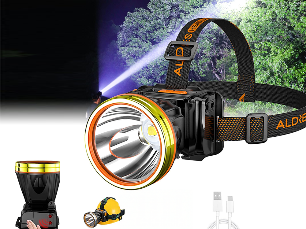 Rechargeable Head Torch Headlamp