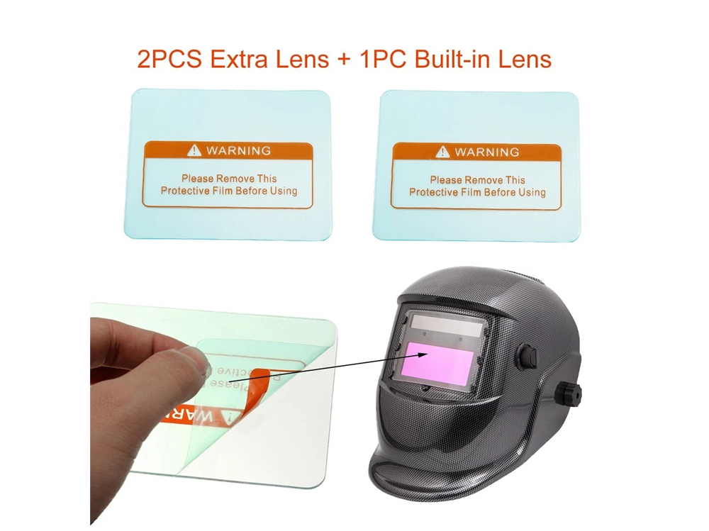 Welding Helmet Solar Auto Darkening Solar & Battery