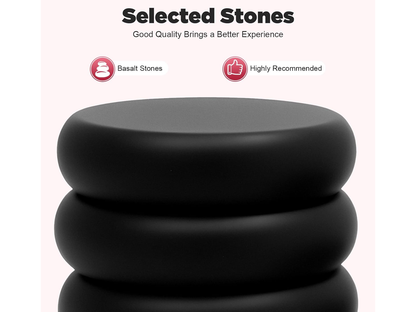 Hot Stones Massage Set with Warmer Set of 16 Pcs