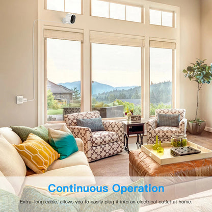 5M Weatherproof Power Cable for Arlo Pro 3/4/5 & Ultra 1/2 Cameras