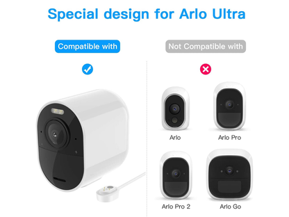 5M Weatherproof Power Cable for Arlo Pro 3/4/5 & Ultra 1/2 Cameras