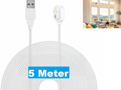 5M Weatherproof Power Cable for Arlo Pro 3/4/5 & Ultra 1/2 Cameras
