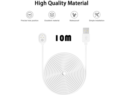 10M Weatherproof Power Cable for Arlo Pro 3/4/5 & Ultra 1/2 Cameras