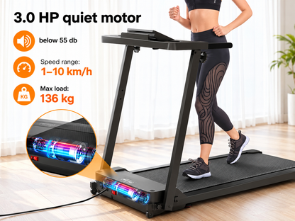 Walking Treadmill Exercise Flat Treadmill
