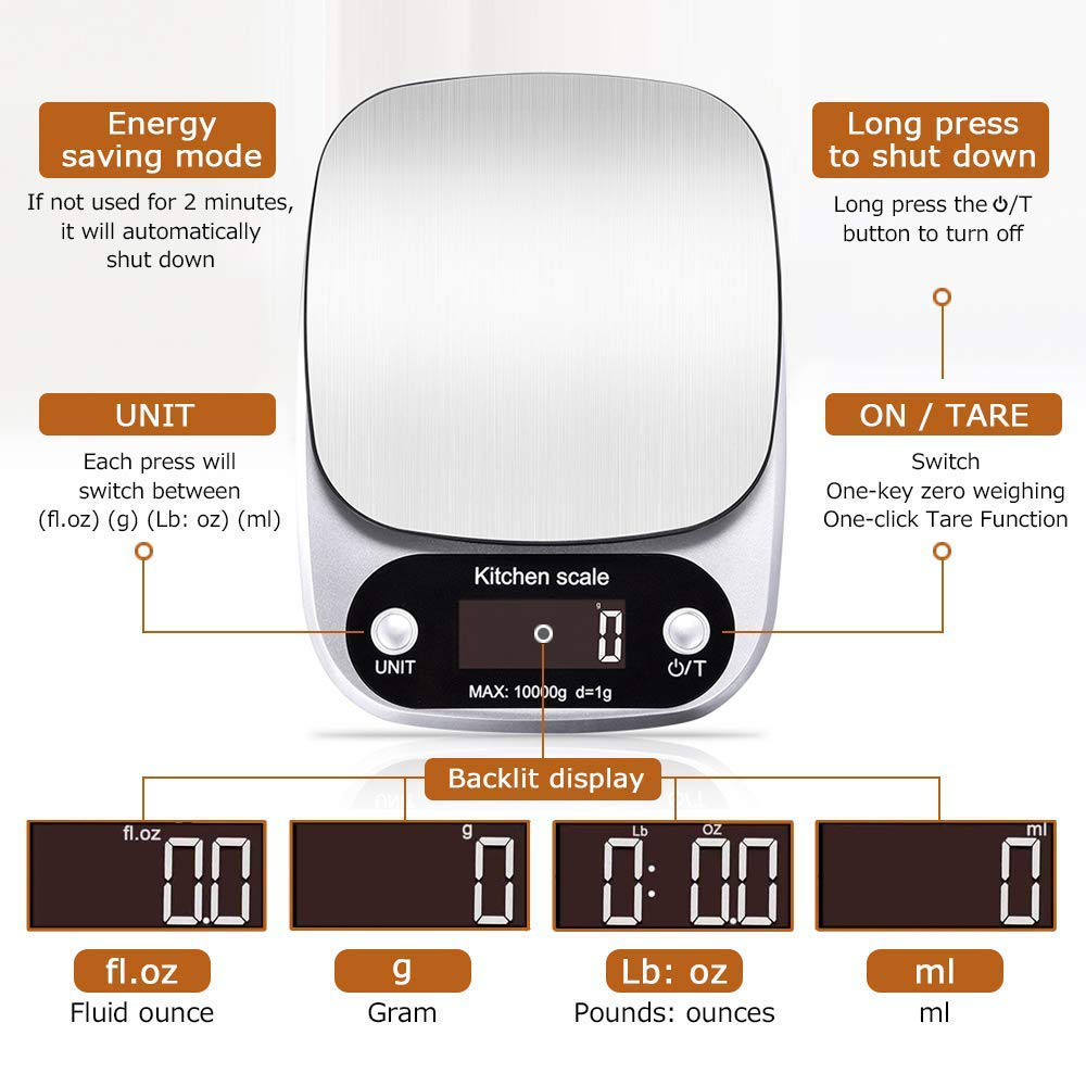 Digital Kitchen Scales 1g/10kg