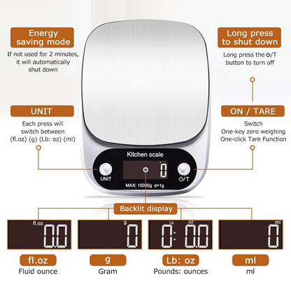 Digital Kitchen Scales 1g/10kg