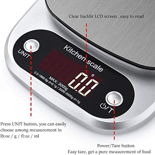 Digital Kitchen Scales 1g/10kg