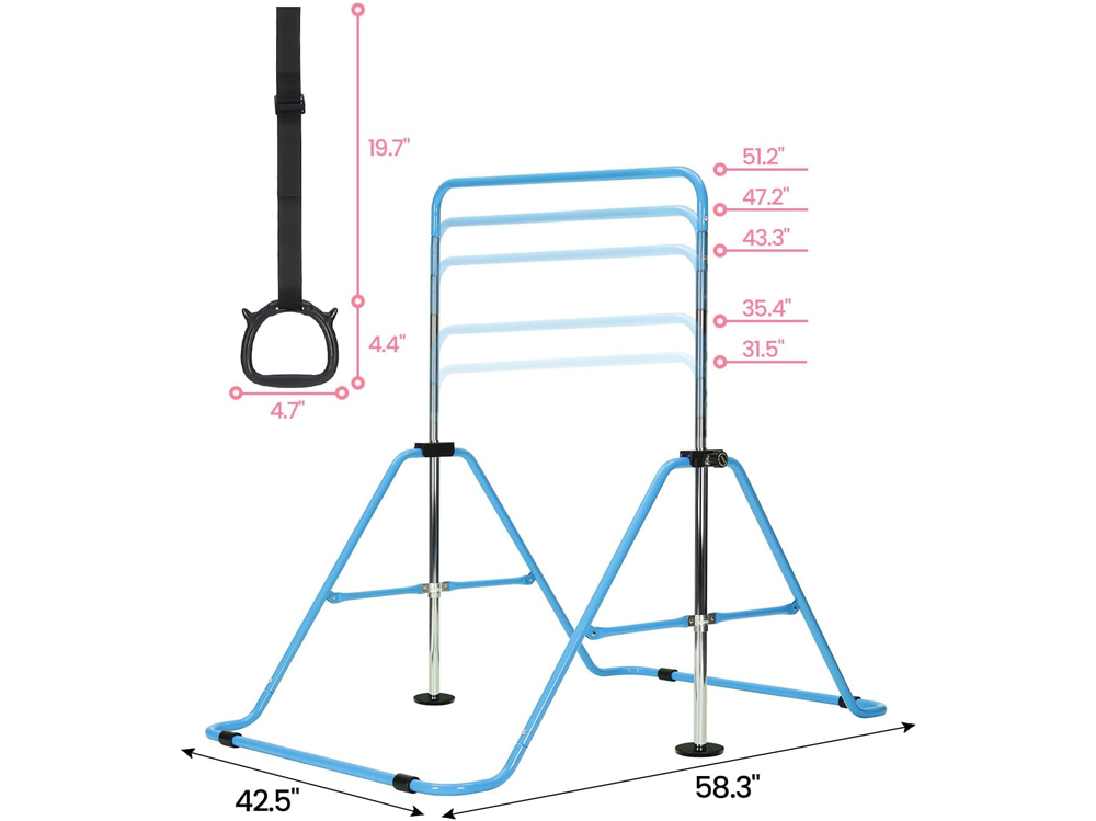 Gymnastic Training Bar Horizontal High Bar For Gymnastic Training