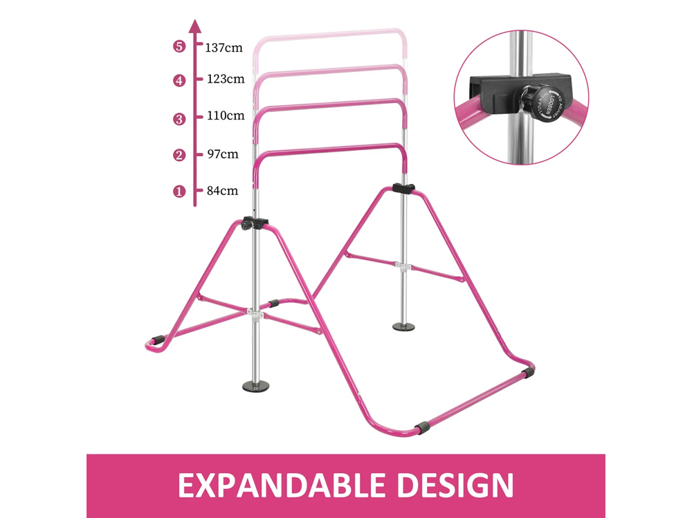 Kids Gymnastic Bar Horizontal High Bar For Home Gym Training