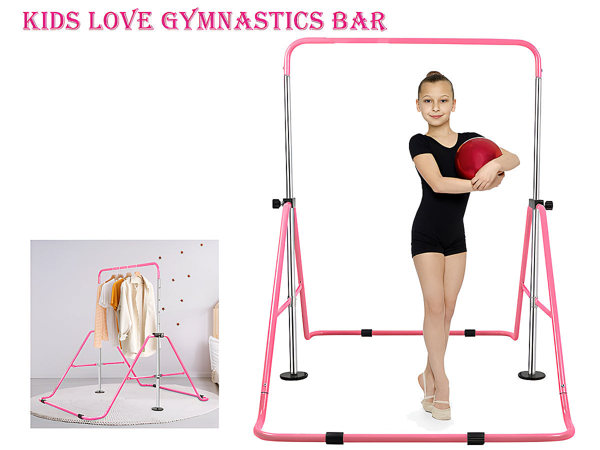 Kids Gymnastic Bar Horizontal High Bar For Home Gym Training