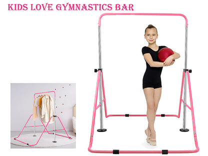 Kids Gymnastic Bar Horizontal High Bar For Home Gym Training