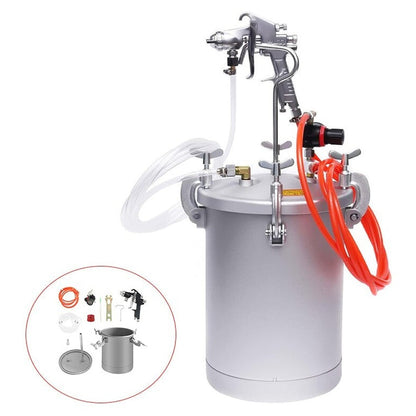 Commercial Paint Pressure Tank Paint Spray Gun 15L