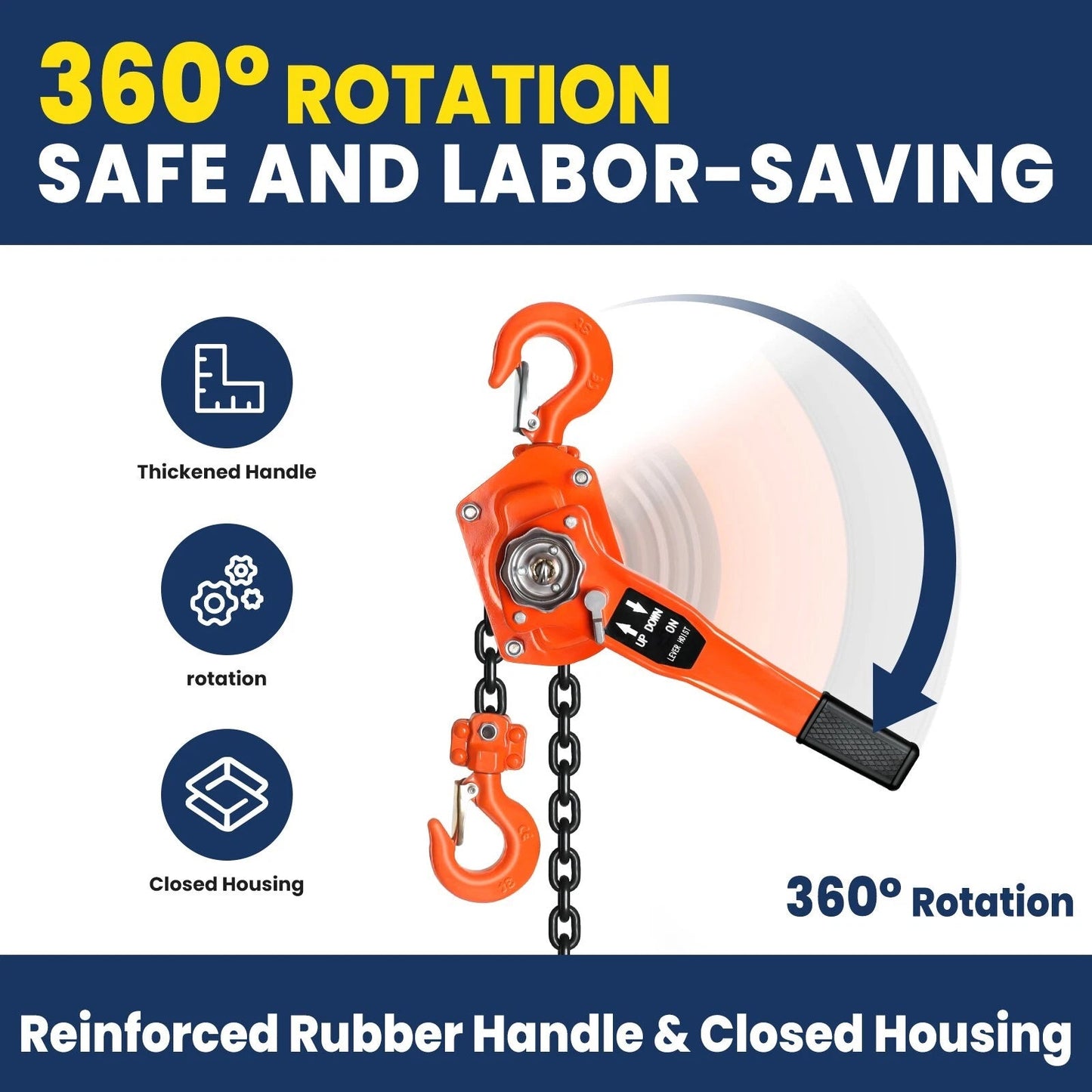 Chain Hoist Lever Block Chain Hoist 2 Ton 3 m Lifter