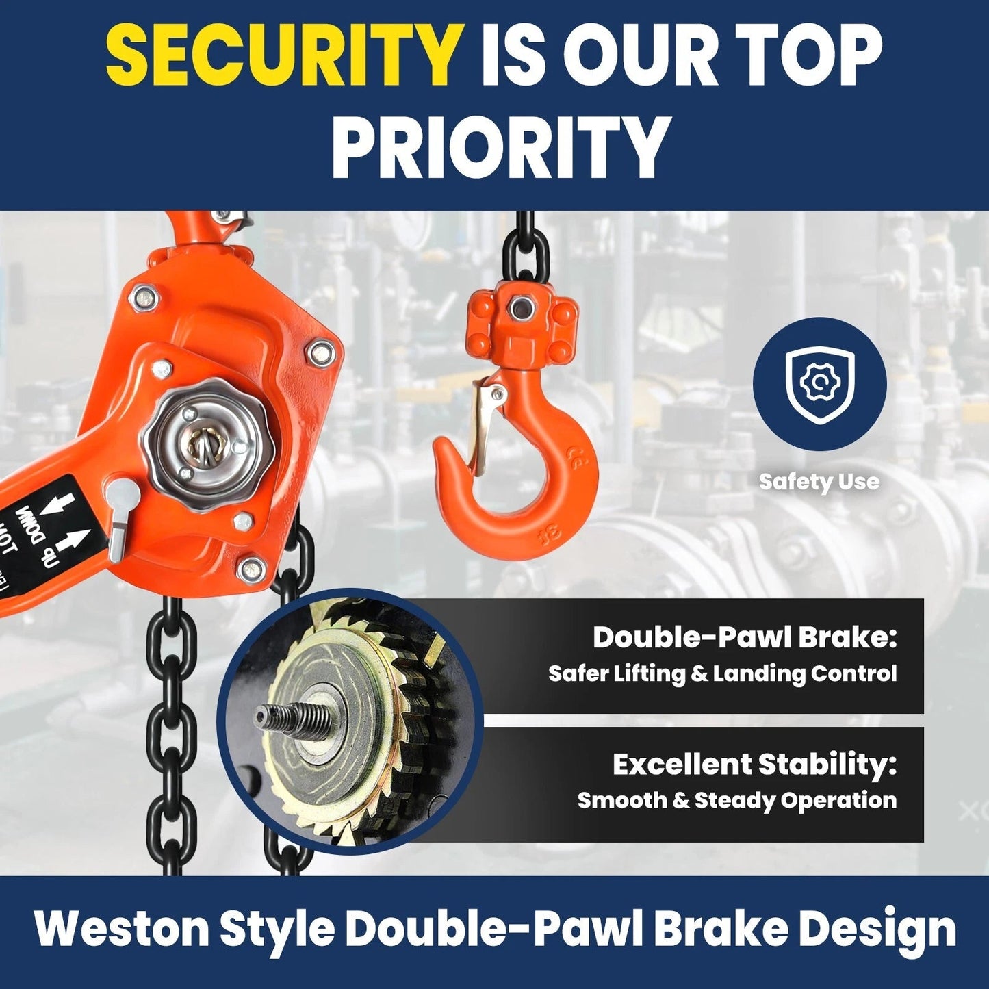 Chain Hoist Lever Block Chain Hoist 2 Ton 3 m Lifter