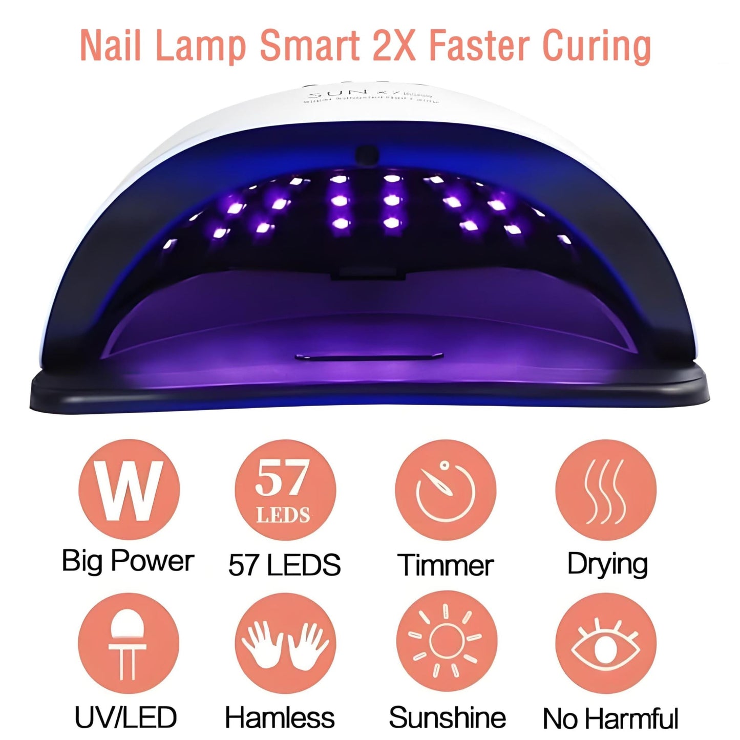 120W LED Light UV Nail Dryer Fast Drying GEL Nail Dryer