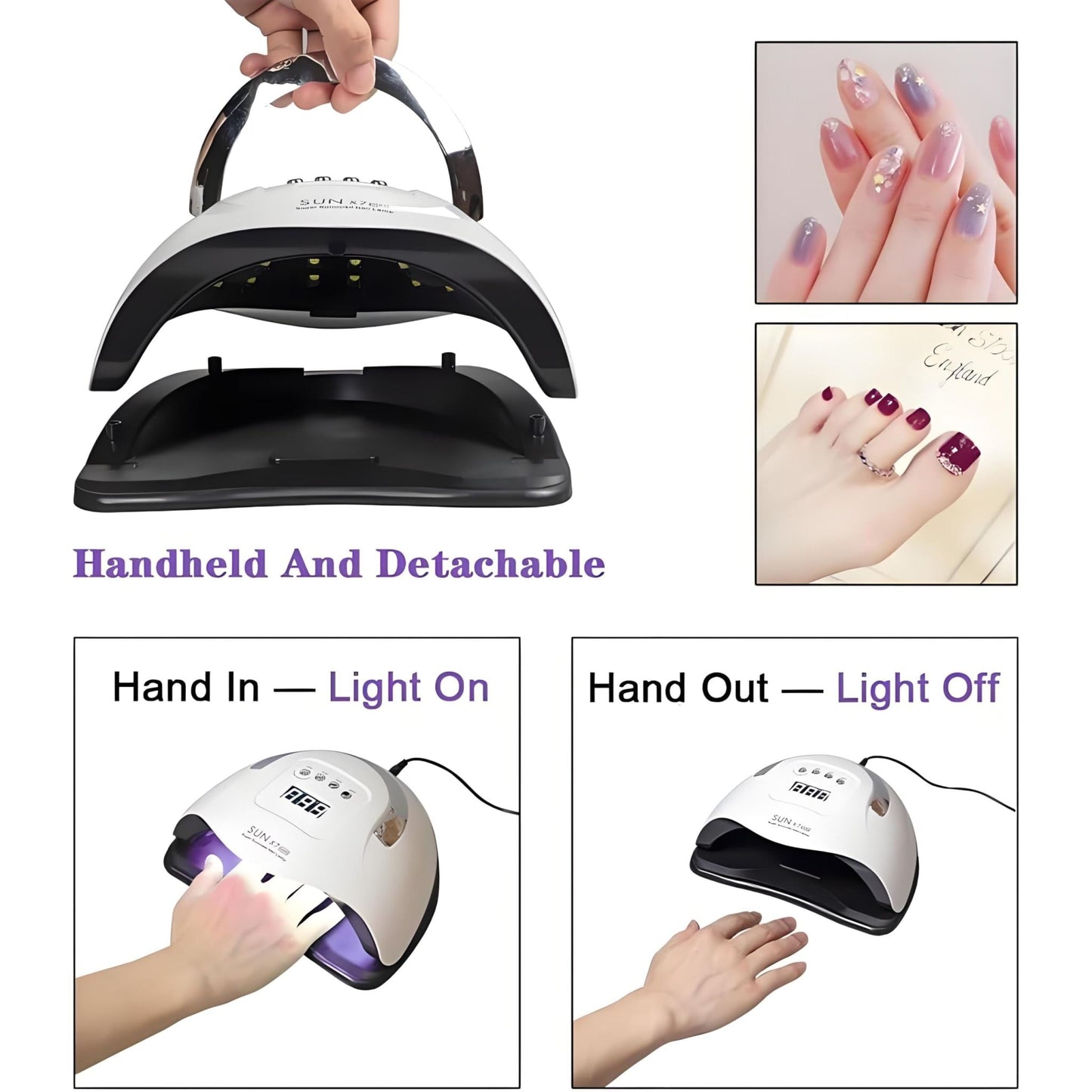 120W LED Light UV Nail Dryer Fast Drying GEL Nail Dryer