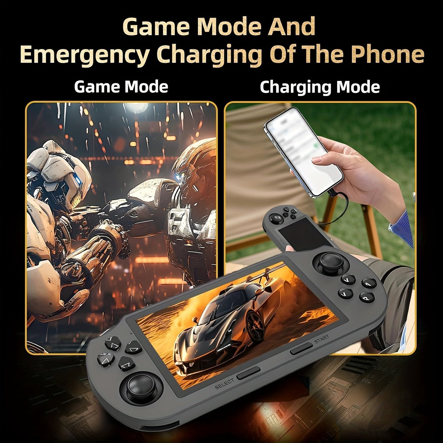 Portable Handheld Gaming Console