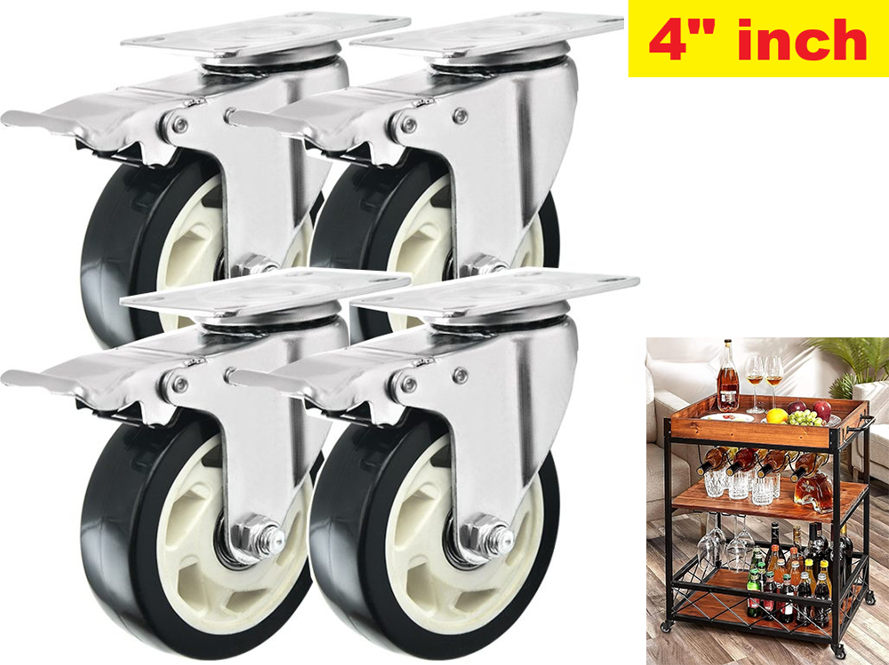 Castor Trolley Wheel with Brake