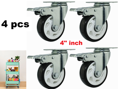 Castor Trolley Wheel with Brake