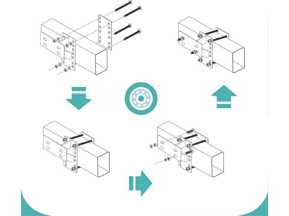 Trailer Wheel Bracket Spare Tire Carrier